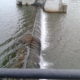 barrage à siphon sur la Moselle - port fluvial de Thionville 12-2018